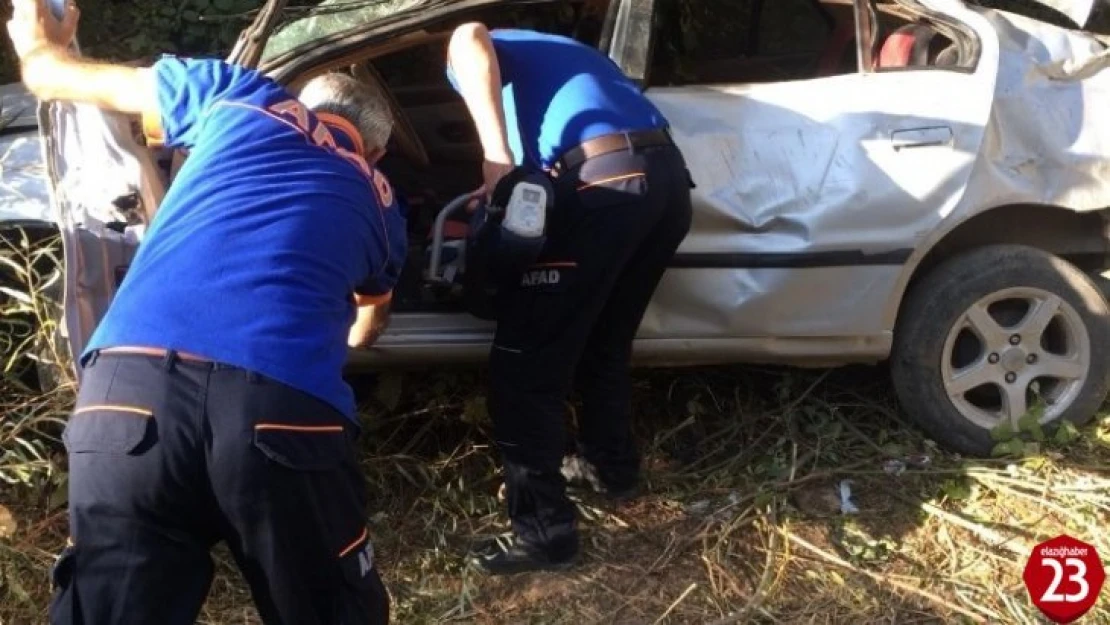 Elazığ Diyarbakır Yolunda Trafik Kazası, 1'i Ağır 5 Yaralı