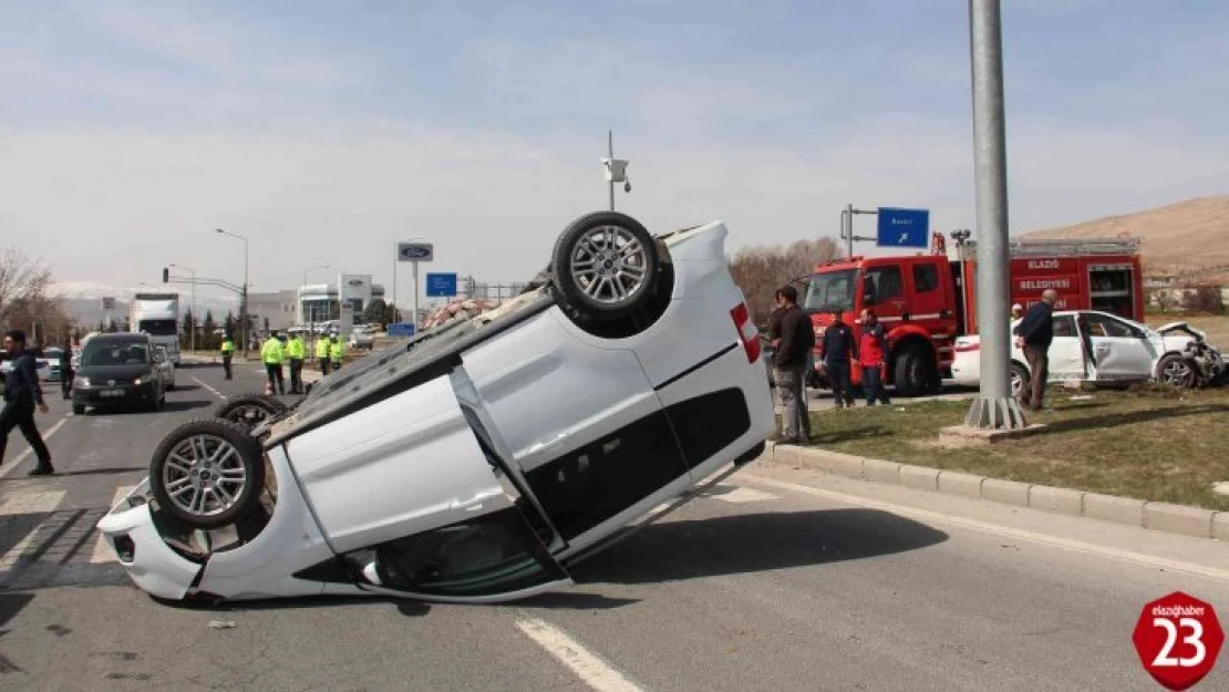 Elazığ Baskil Yol Ayrımında Feci Kaza, 1 Kişi Öldü 5 Kişi Yaralandı