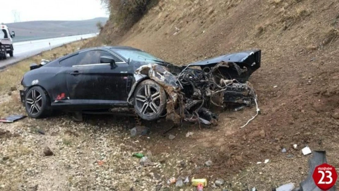 Elazığ'da trafik kazası: 1 ölü