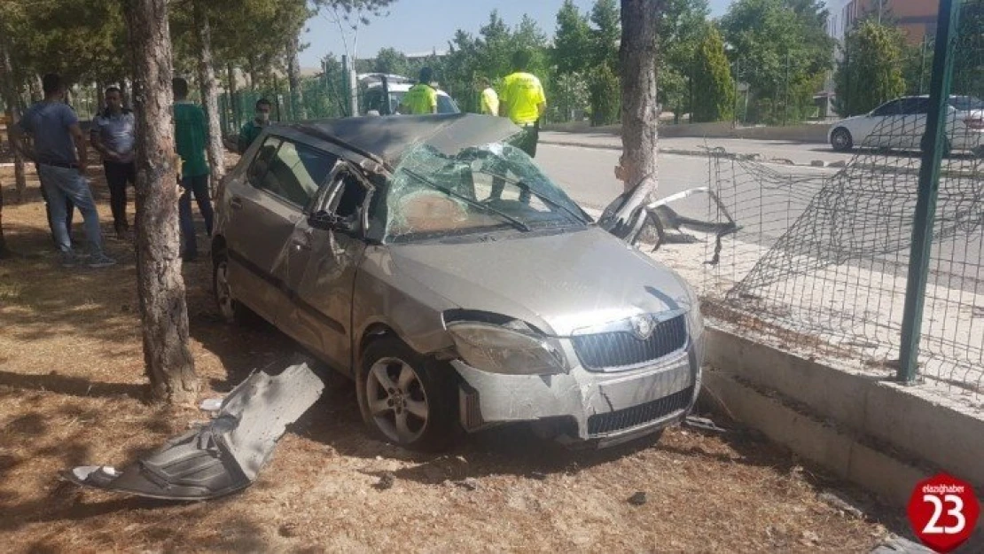 Elazığ'da trafik kazası: 1 yaralı