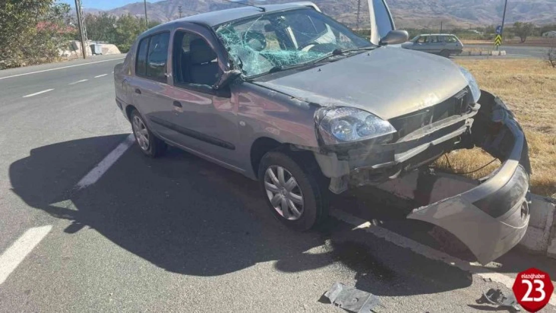 Elazığ'da trafik kazası: 1 yaralı