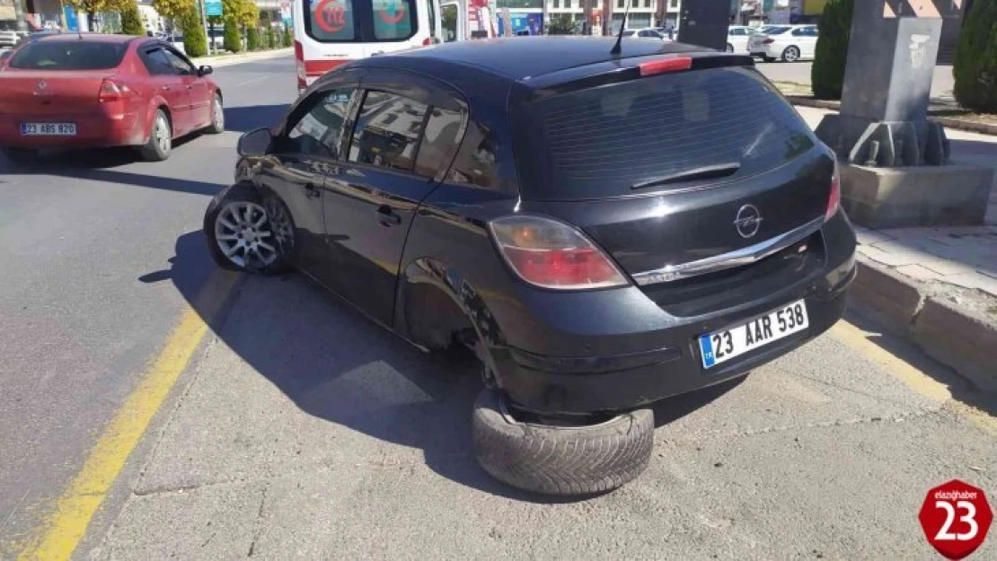 Elazığ'da trafik kazası: 1 yaralı