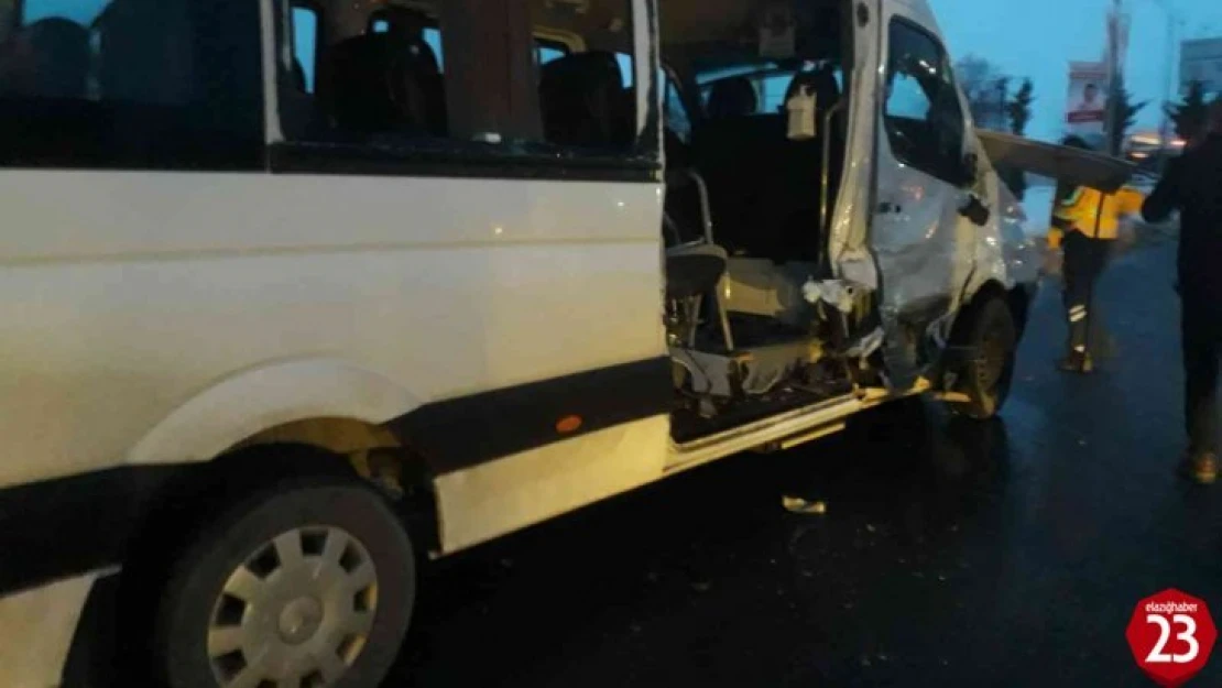 Elazığ'da trafik kazası: 1 yaralı