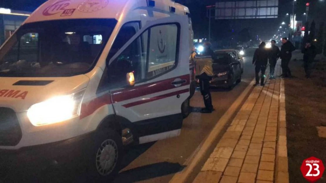 Elazığ'da trafik kazası: 1 yaralı