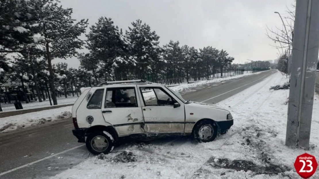 Elazığ'da trafik kazası: 1 yaralı