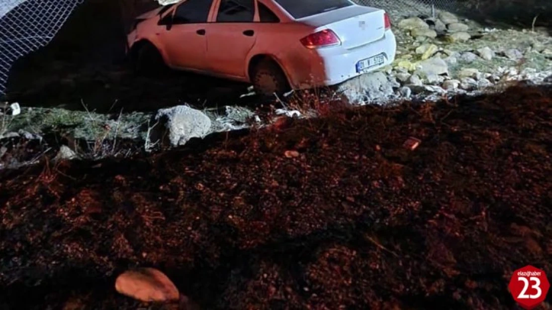 Elazığ'da trafik kazası: 1 yaralı