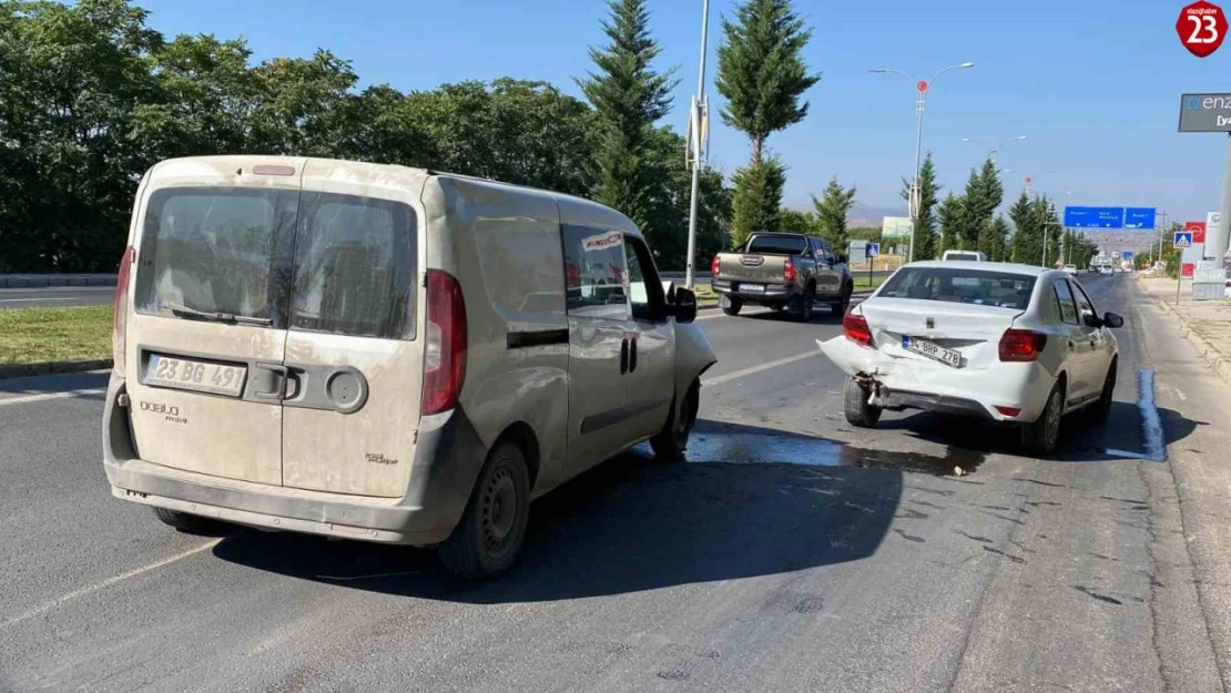 Elazığ'da trafik kazası: 1 yaralı