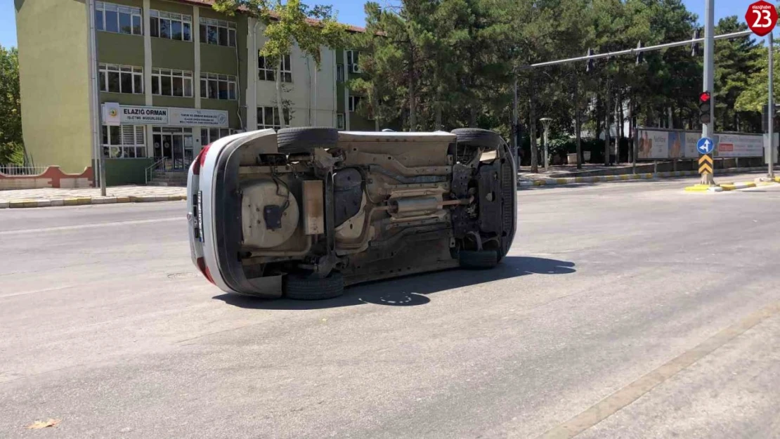 Elazığ'da trafik kazası: 1 yaralı