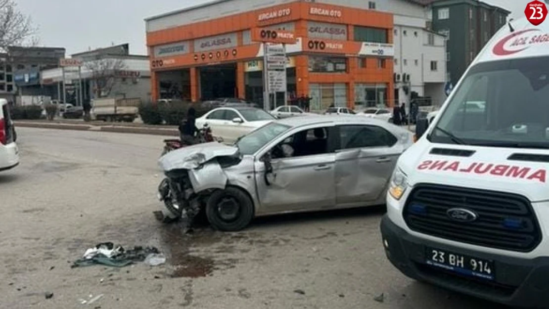 Elazığ'da trafik kazası: 1 yaralı