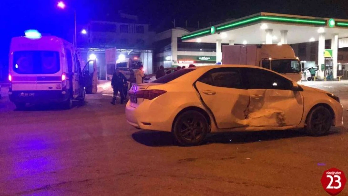 Elazığ'da trafik kazası: 2 yaralı