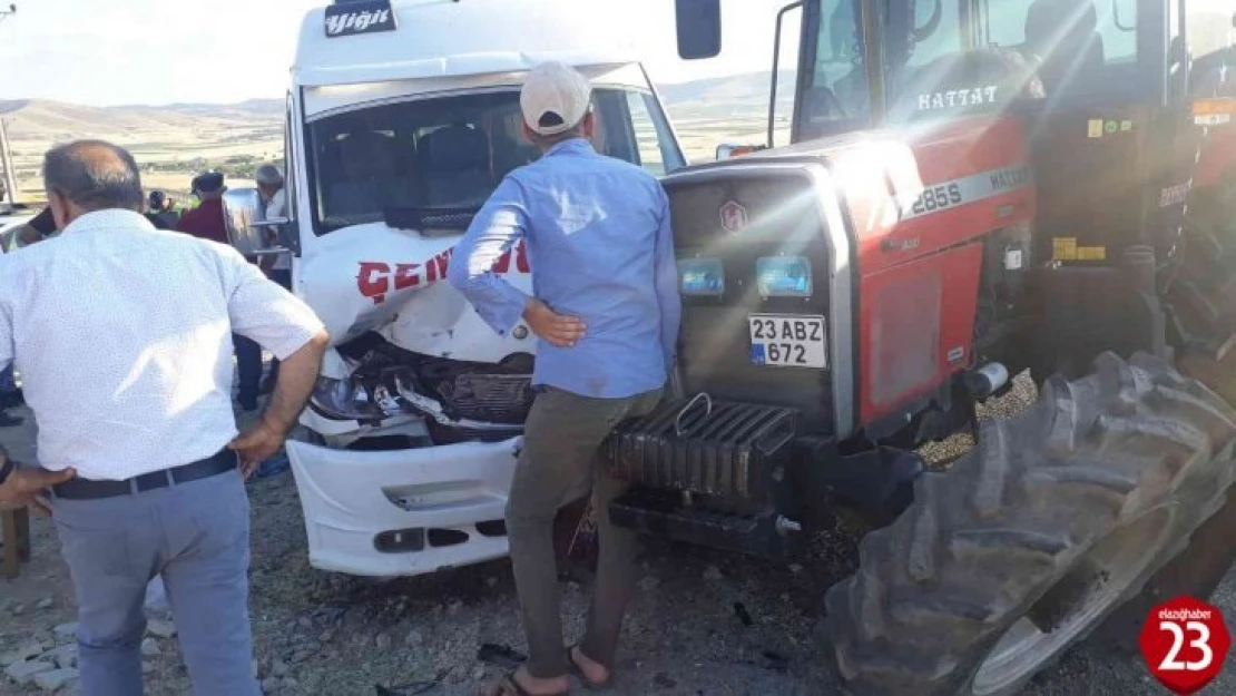 Elazığ'da trafik kazası: 2 yaralı