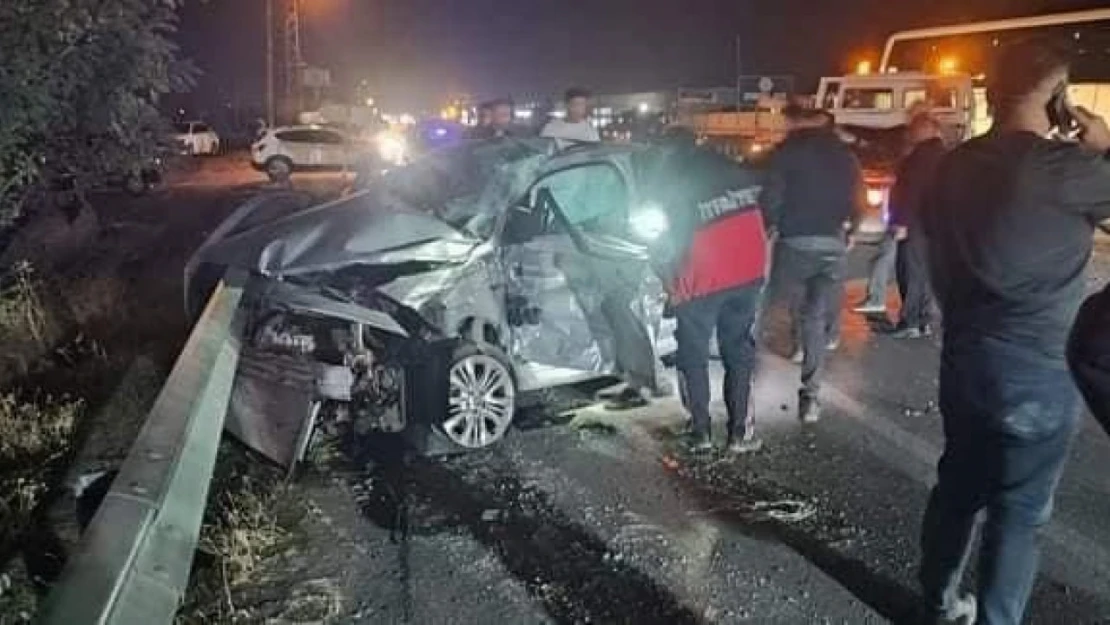 Elazığ'da trafik kazası: 2 yaralı