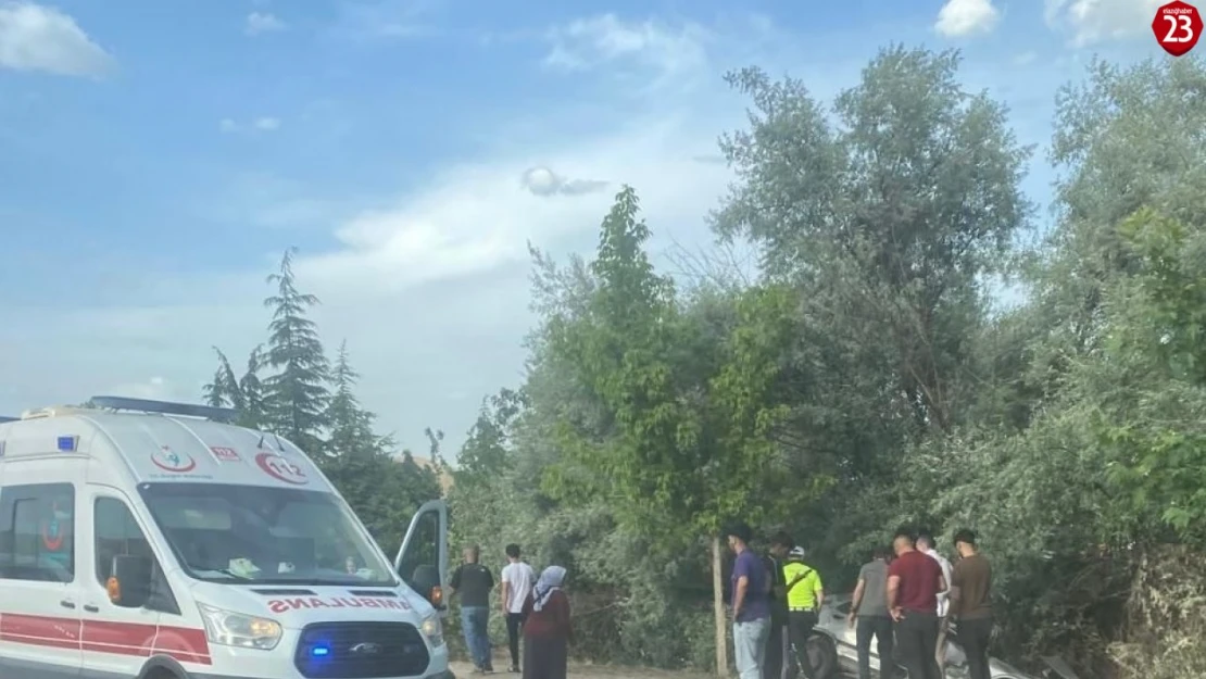 Elazığ'da trafik kazası: 2 yaralı