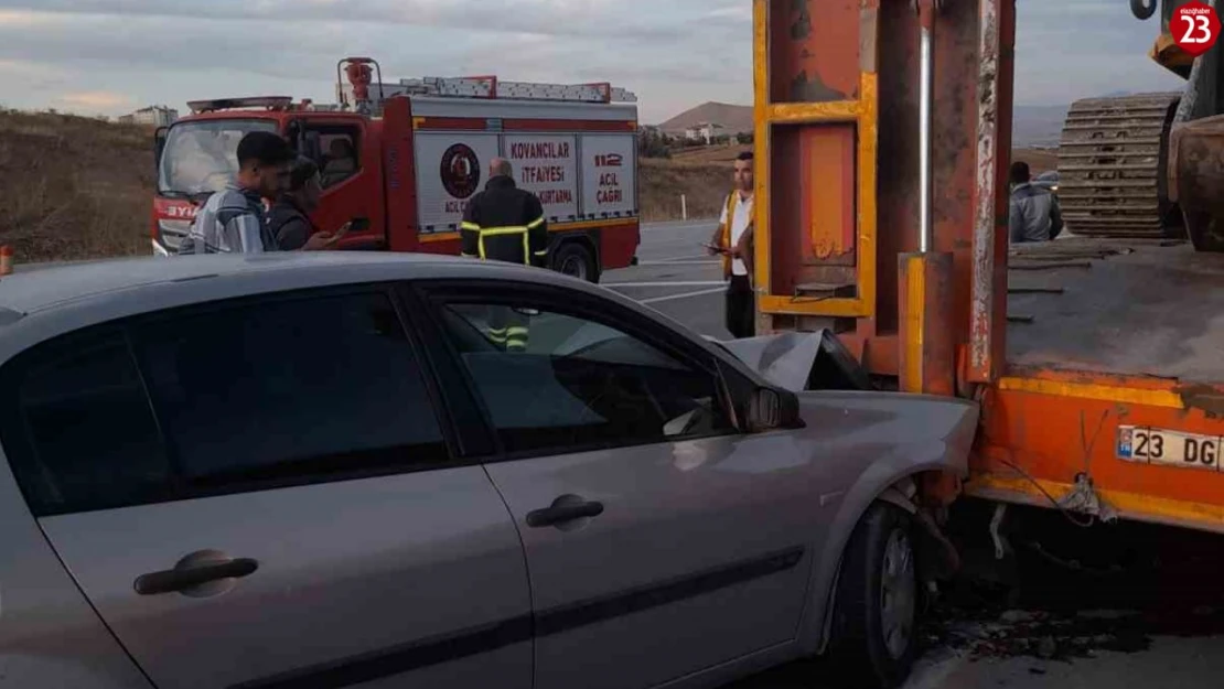 Elazığ'da trafik kazası: 2 yaralı