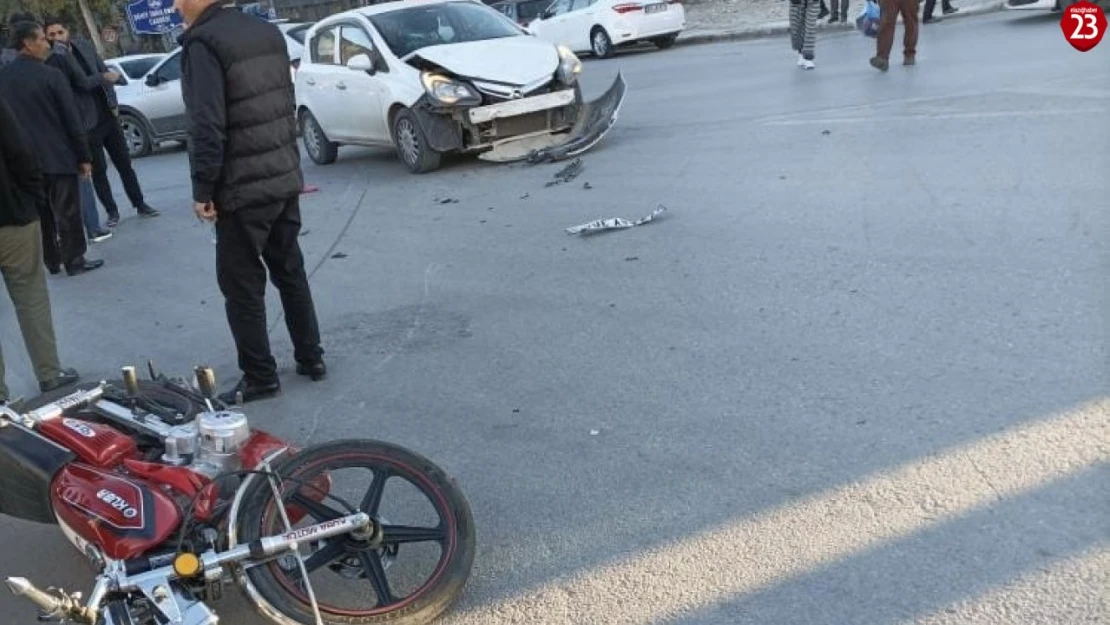 Elazığ'da trafik kazası: 2 yaralı