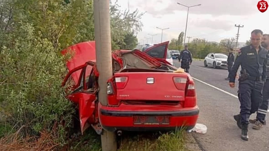 Elazığ'da trafik kazası: 2 yaralı