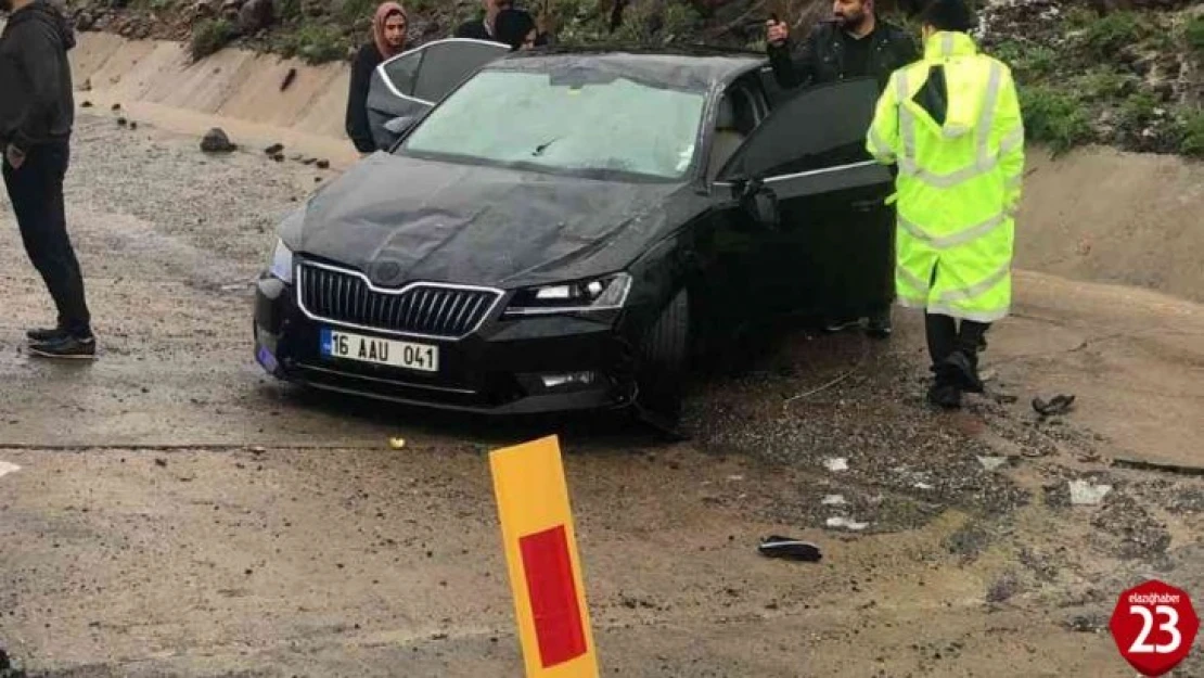 Elazığ Bingöl Yolunda Feci Trafik Kazası, 4 Yaralı