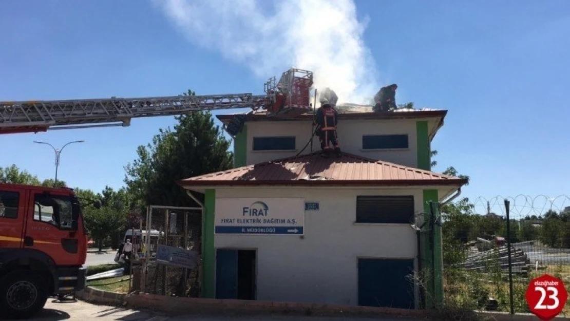 Elazığ'da trafo merkezinde yangın