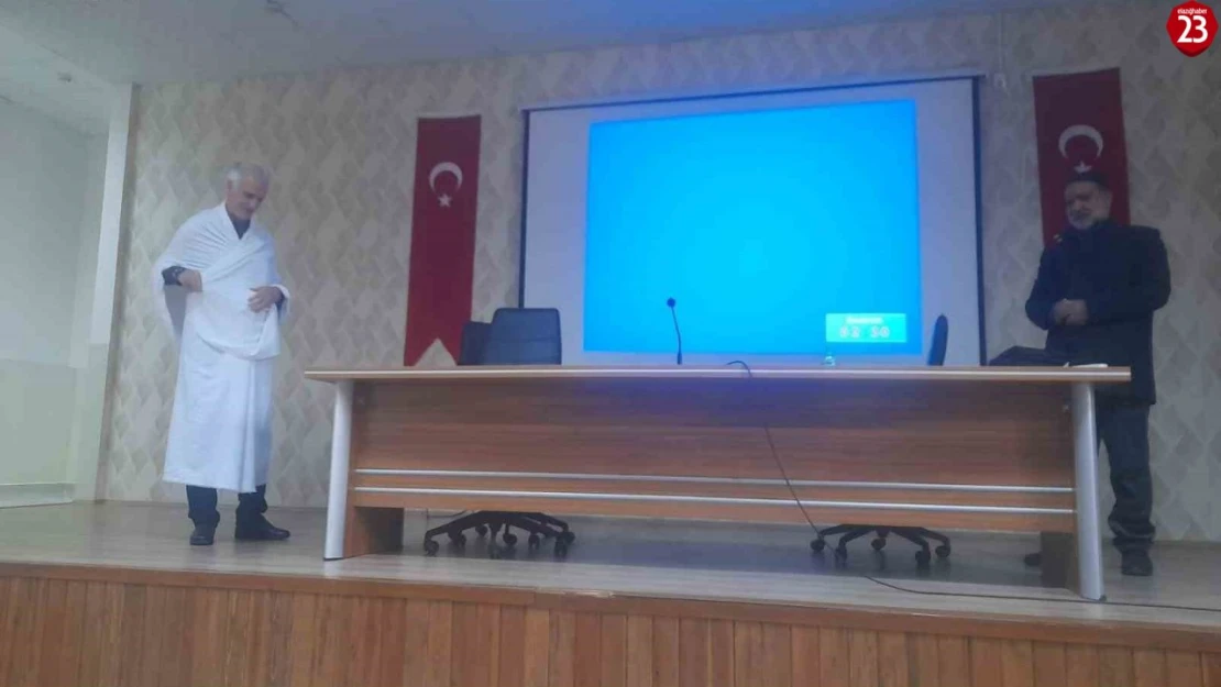 Kovancılar'da Umrecilere Yönelik Eğitim Semineri Düzenlendi