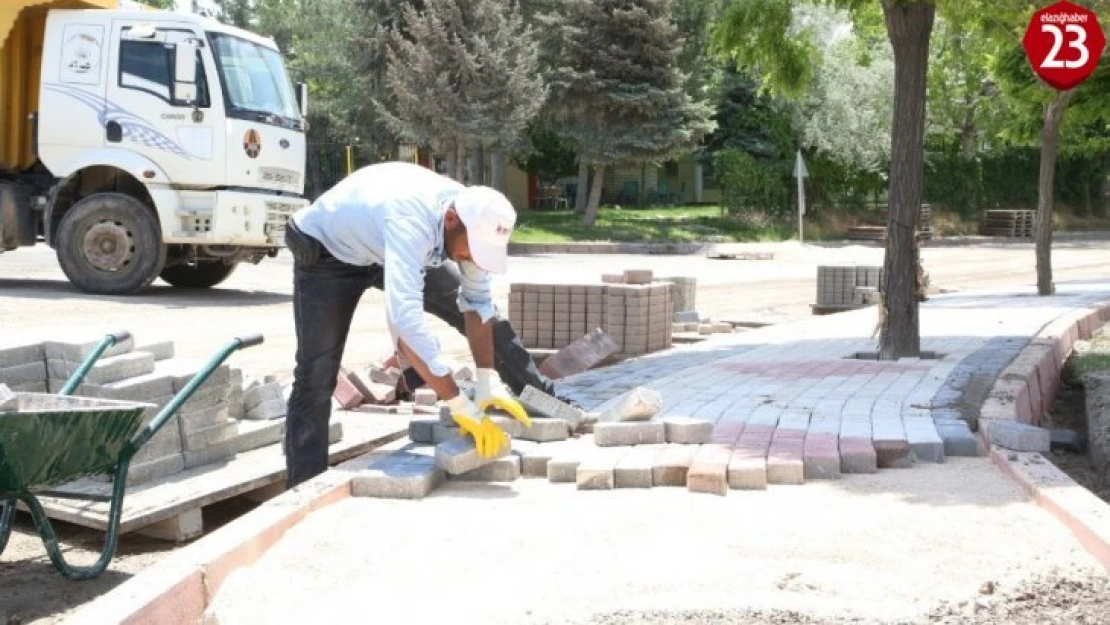 Elazığ'da üst yapı çalışmaları