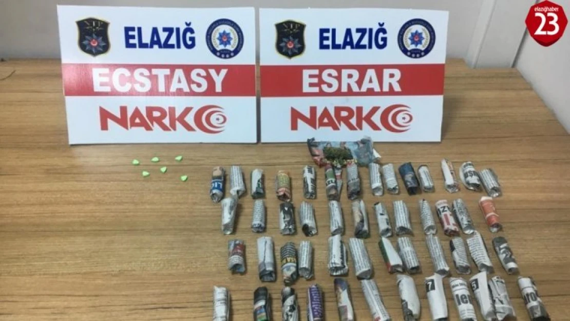 Elazığ'da Uyuşturucu Alışverişine Polis Baskını, 5 Gözaltı