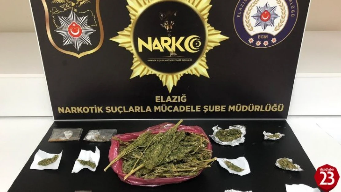 Elazığ'da uyuşturucu ile mücadele: 1 tutuklama