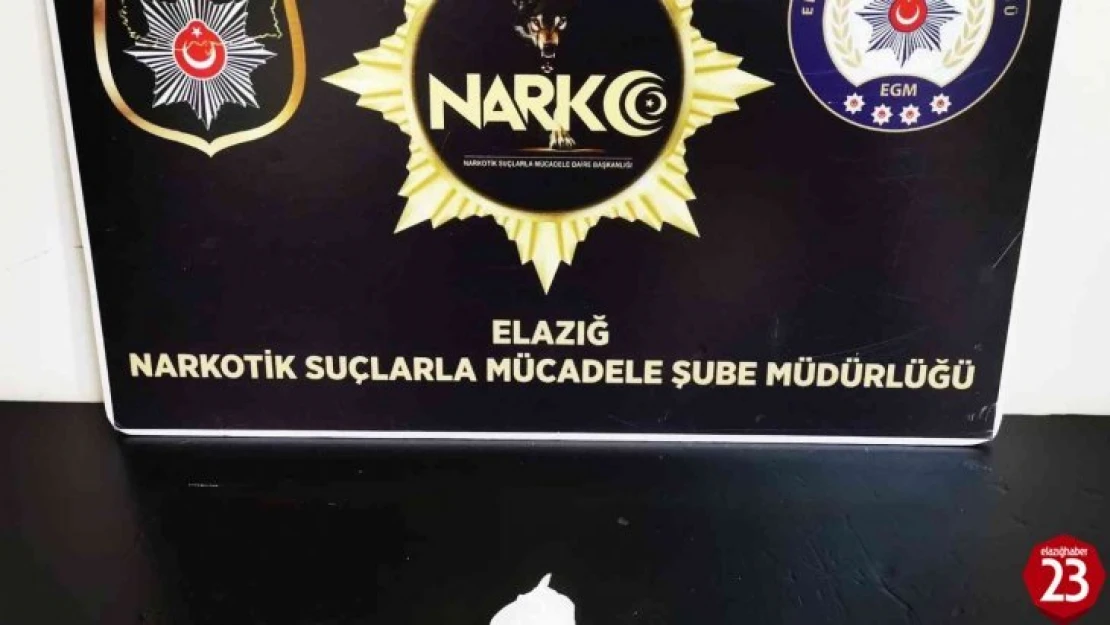 Elazığ'da uyuşturucu madde operasyonu: 2 tutuklama