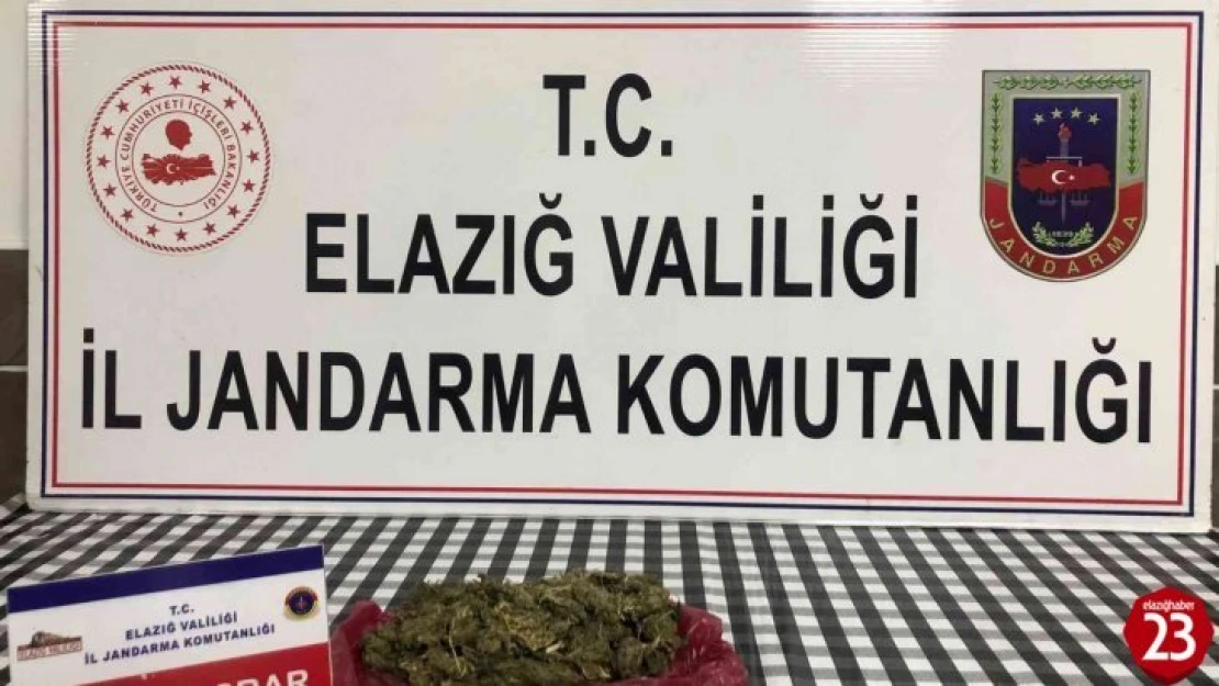 Elazığ'da uyuşturucu operasyonu: 1 gözaltı