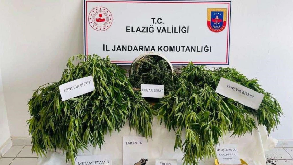 Elazığ'da uyuşturucu operasyonu: 3 gözaltı