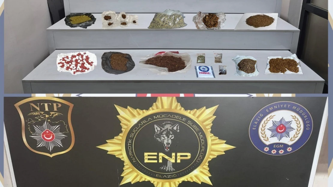 Elazığ'da Uyuşturucu Operasyonu: 2 Kilogram Sentetik Madde Ele Geçirildi