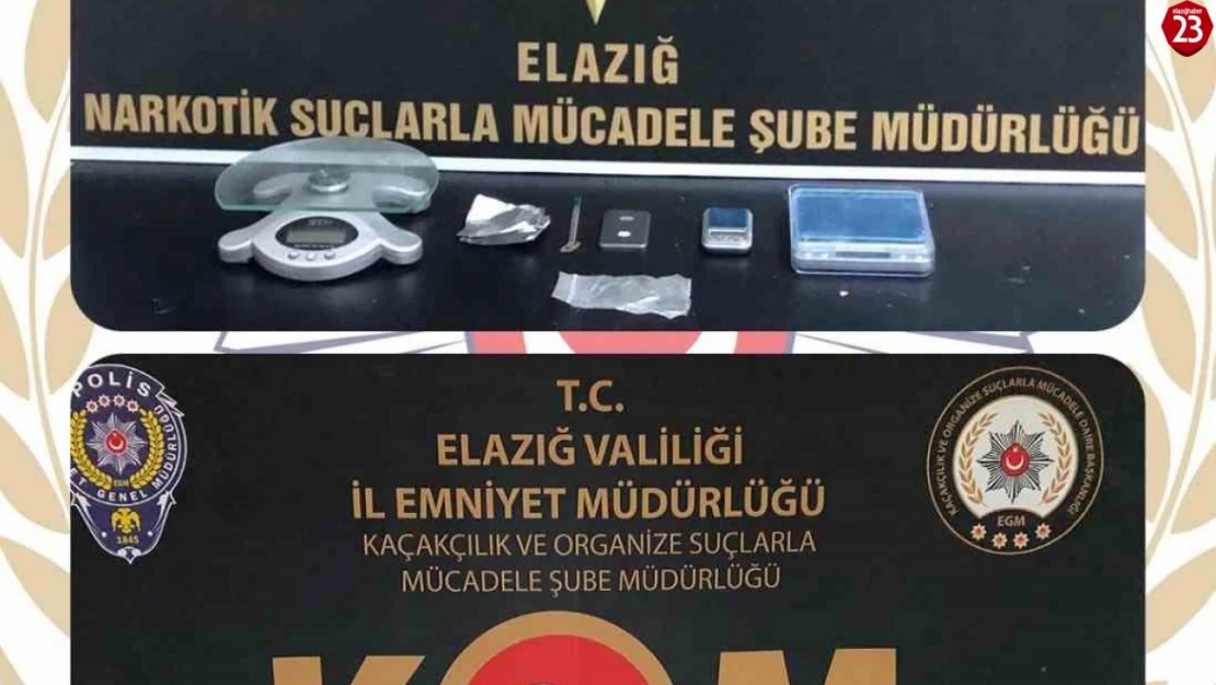 Elazığ'da uyuşturucuyla mücadele: 4 tutuklama