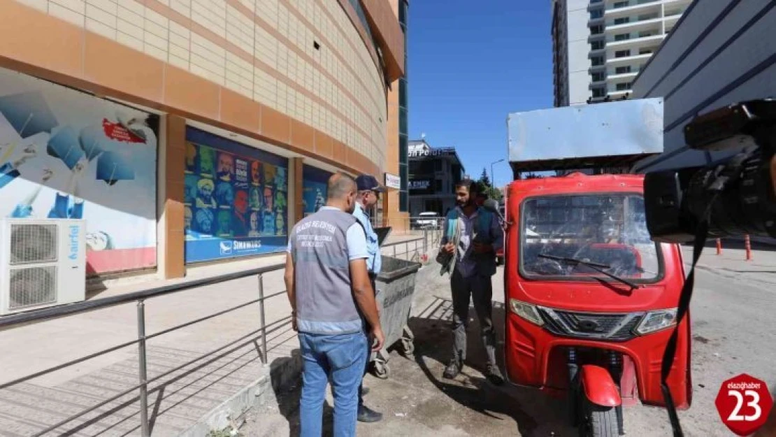 Elazığ'da yelek ve yaka kartı olmayan toplayıcılara yaptırım uygulanacak