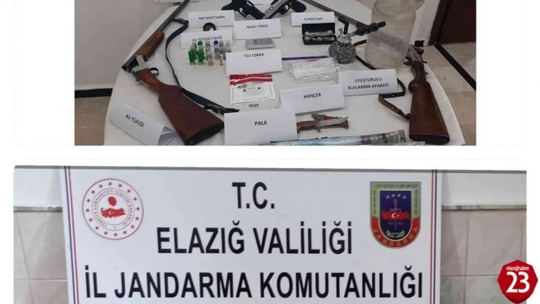 Elazığ'da zehir tacirlerine darbe