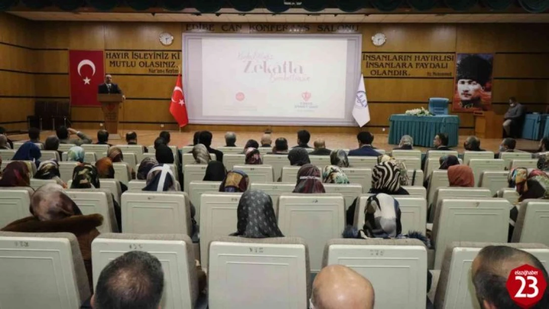 Elazığ'da zekat bilgilendirme toplantısı düzenlendi