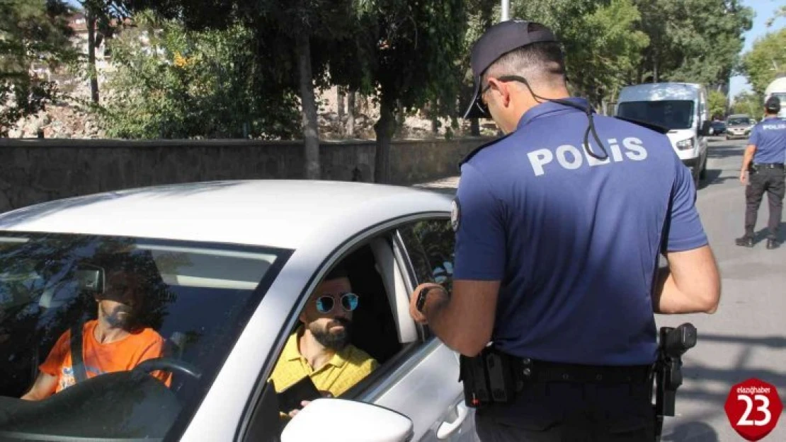 Elazığ'daki asayiş uygulamalarında bin 905 şahıs sorgulandı