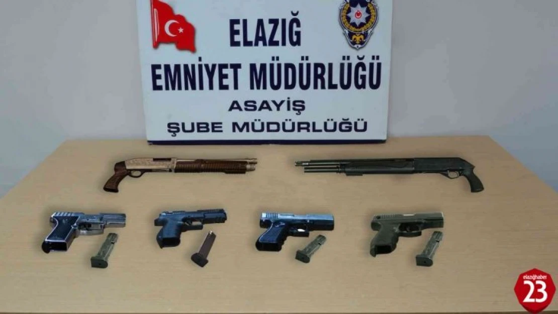 Elazığ'daki asayiş ve şok uygulamalarında 152 şahıs yakalandı