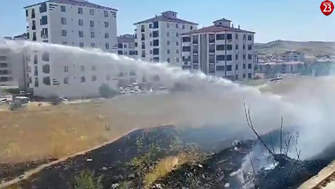 Elazığ'daki ot yangını söndürüldü