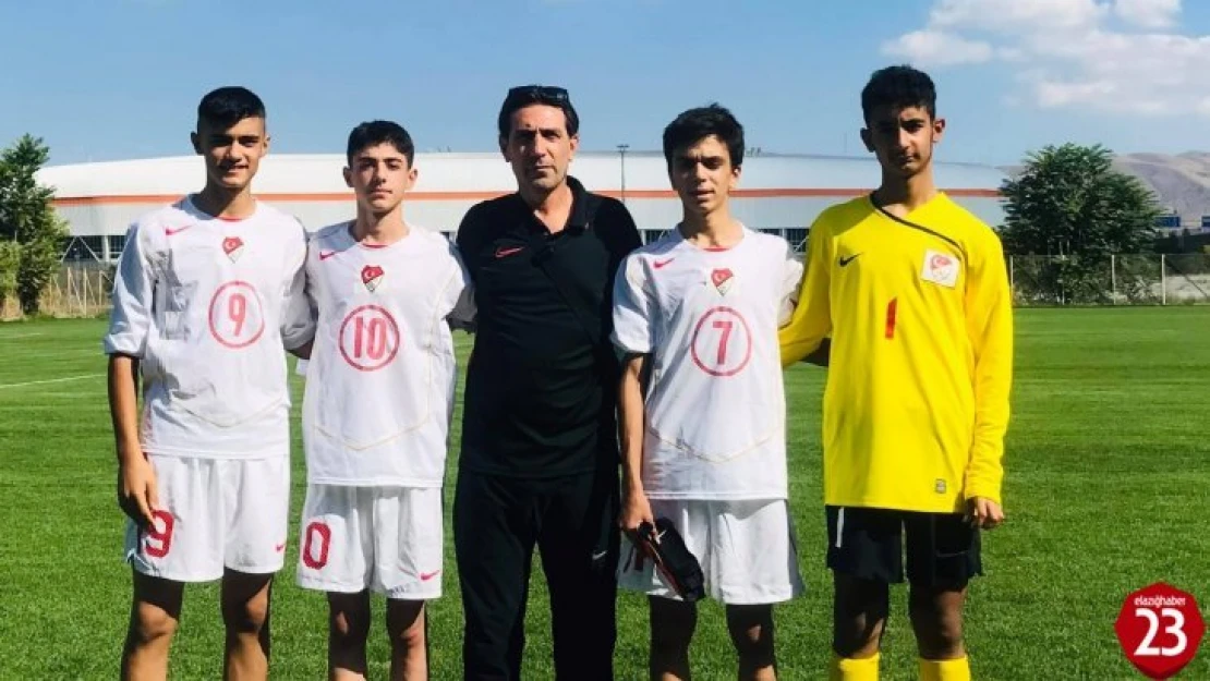 Elazığ'dan 6 Futbolcu 15 Yaş Altı Milli Takım Bölge Seçmelerine Katıldı