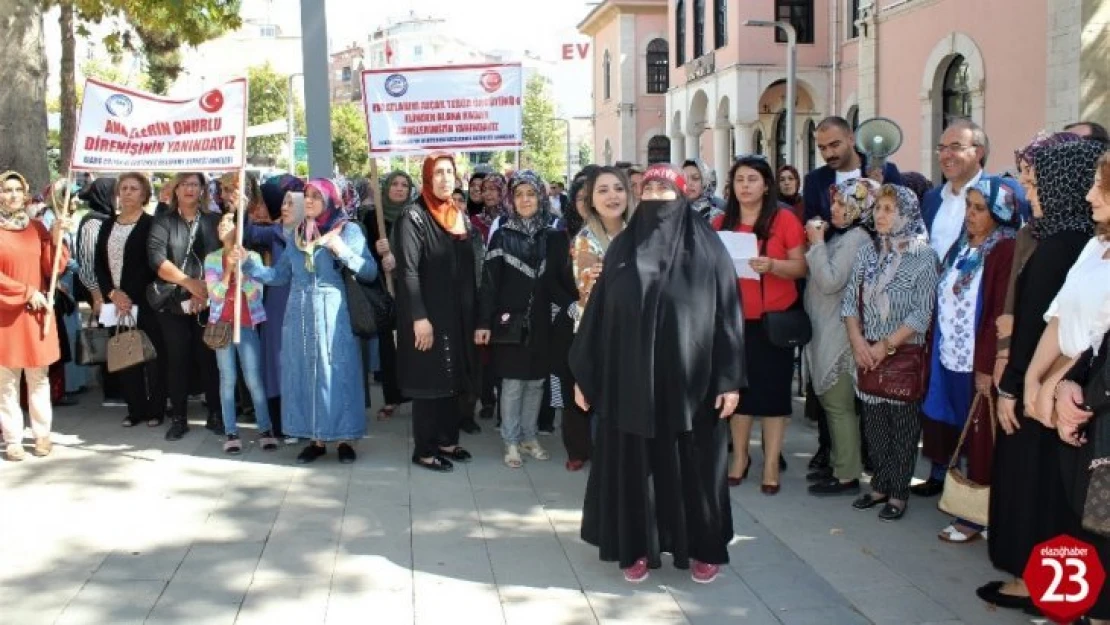 Elazığ'dan, Diyarbakır'da Nöbet Tutan Annelere Destek