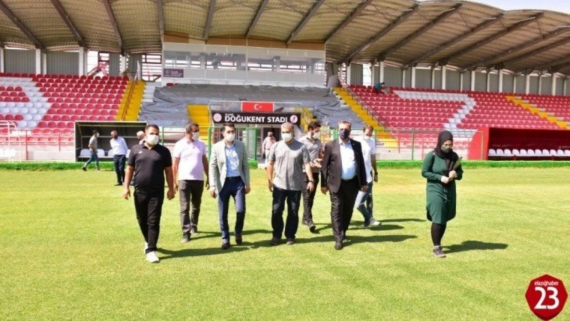 Elazığ Doğukent Stadı denetlendi