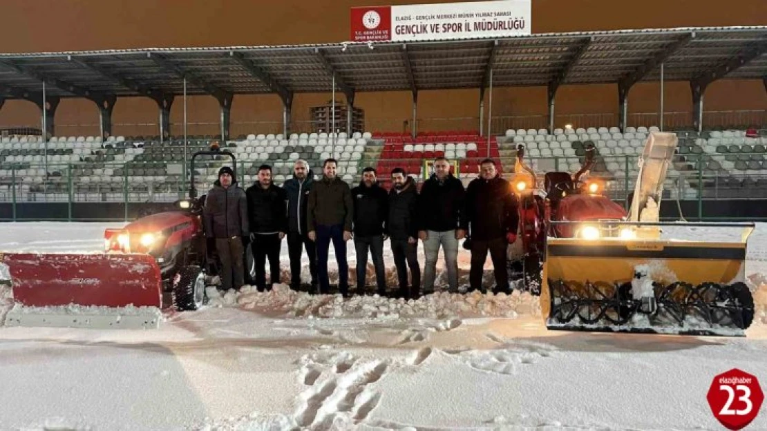 Elazığ GSB, stadyumları maça yetiştirmeye çalışıyor