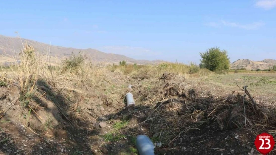 Elazığ İl Özel İdaresi yeni sulama projesini hayata geçirdi