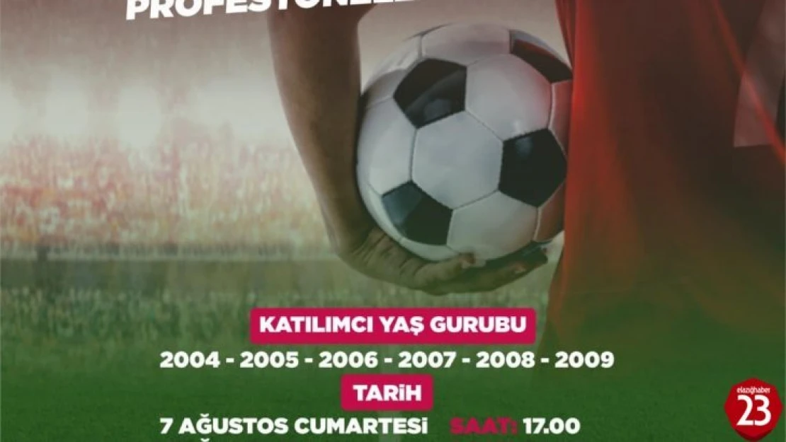 Elazığ İl Özel İdarespor, Futbolcu Seçmeleri Yapacak