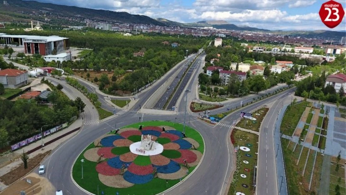 Elazığ kısıtlamanın son gününde havadan görüntülendi