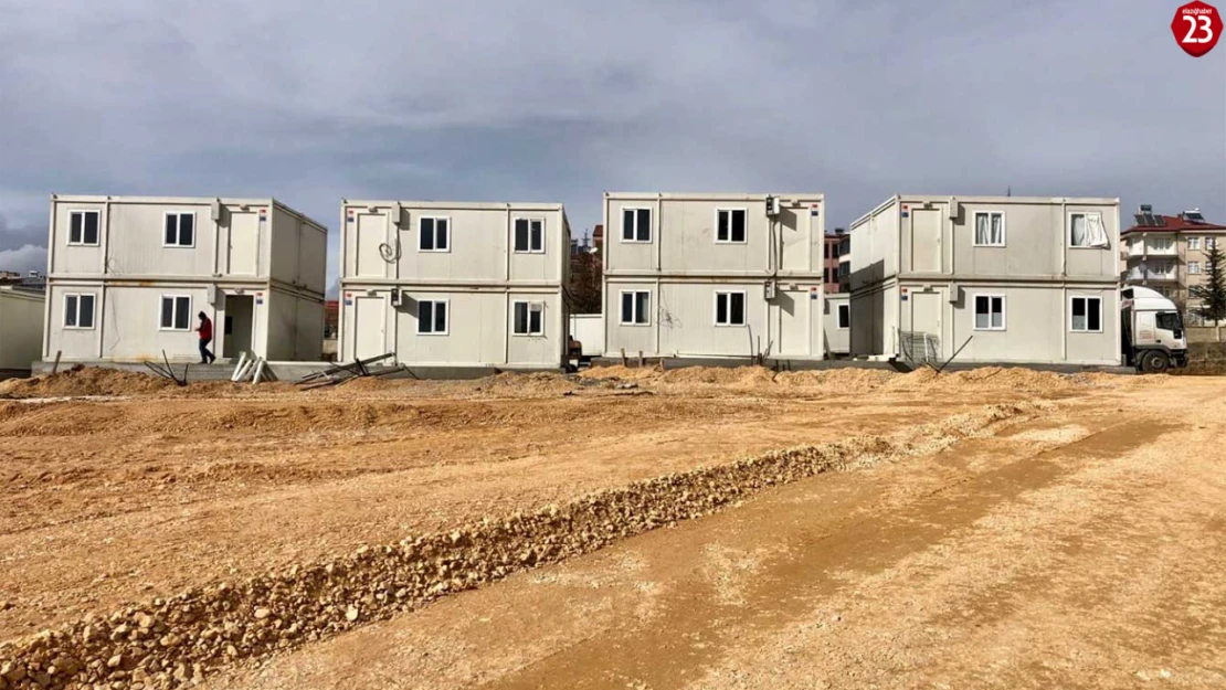Elazığ Konteyner Kentlerde Tahliye Süreci Başlıyor