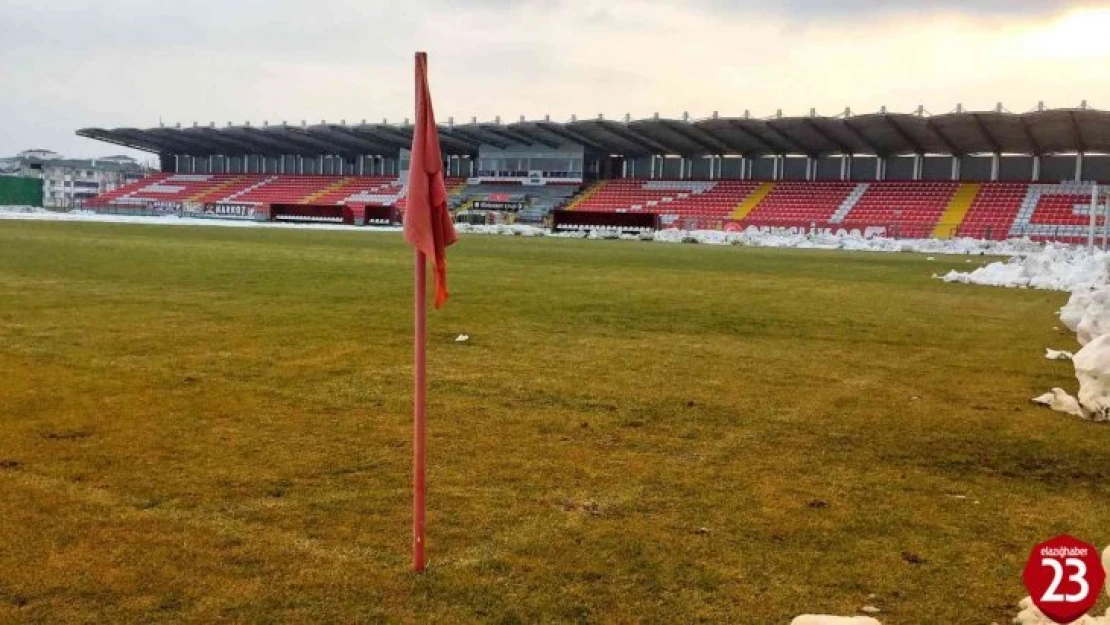 Elazığ sahaları müsabakalara hazır hale getirildi