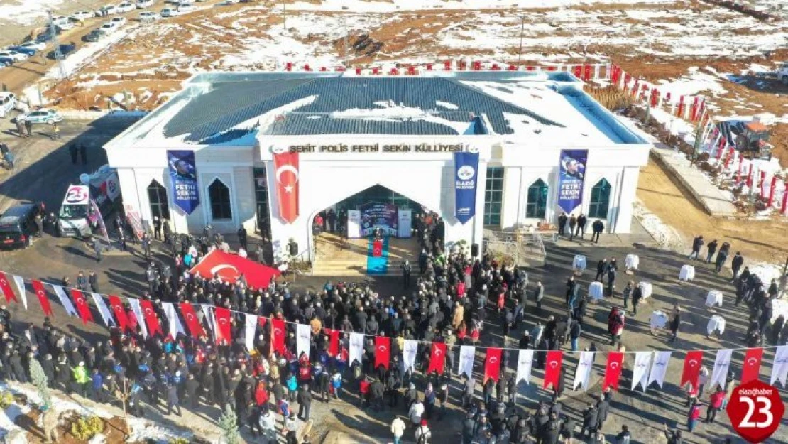 Elazığ şehidini unutmadı, Şehit Fethi Sekin Külliyesi törenle açıldı