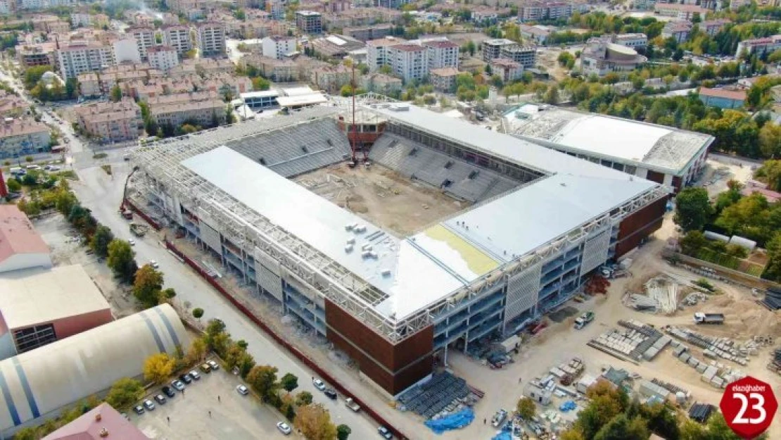 Elazığ Stadyumu'nda çalışmalar yeniden başladı