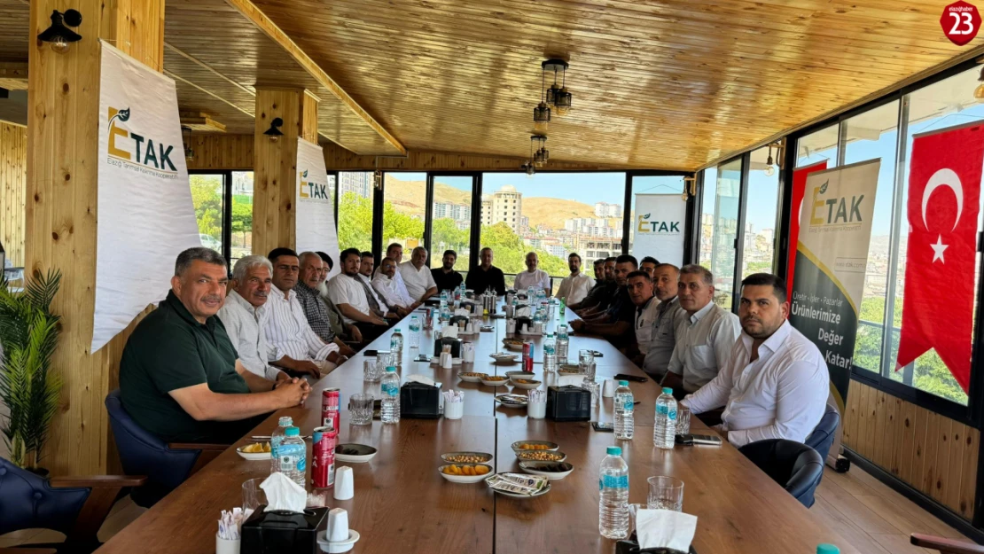 Elazığ Tarımsal Kalkınma Kooperatifi (ETAK) 2. Olağan Genel Kurulunu Gerçekleştirdi