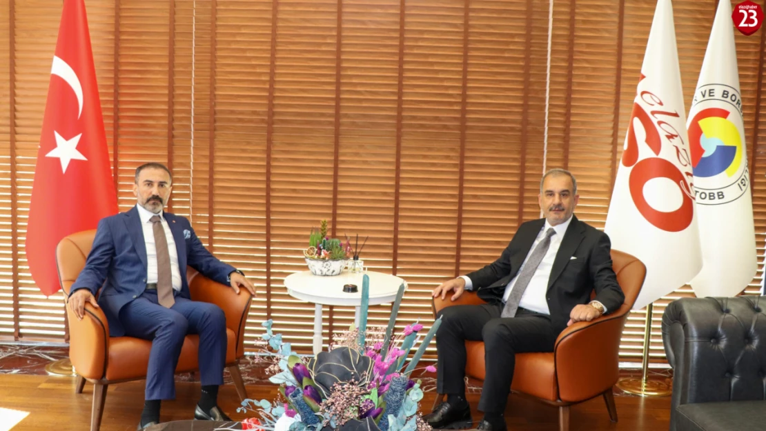 Elazığ TSO Başkanı İdris Alan, TOBB Yöneticisi Mehmet Tuncay Yıldırım'ı Ağırladı